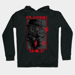 Please smile boss monkey speak graphic for gift Hoodie